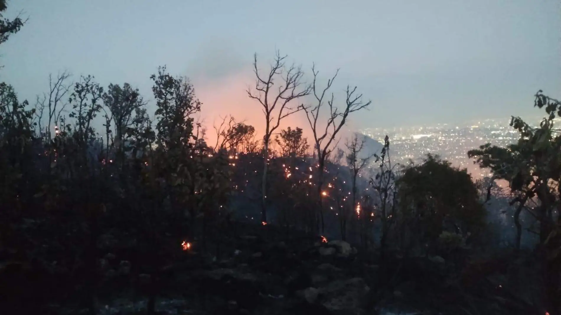 Incendio en San José de la Montaña